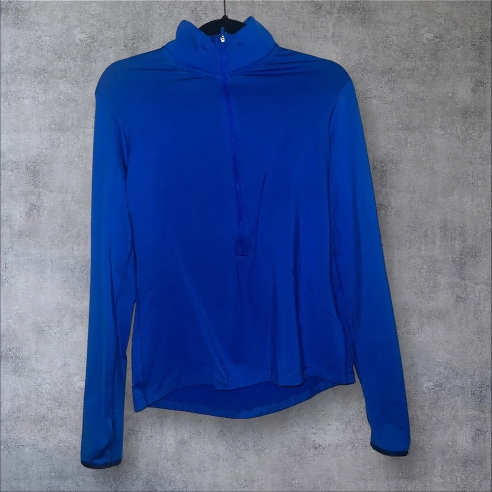 Nike Women's‎ Vibrant Blue Button Down Shirt